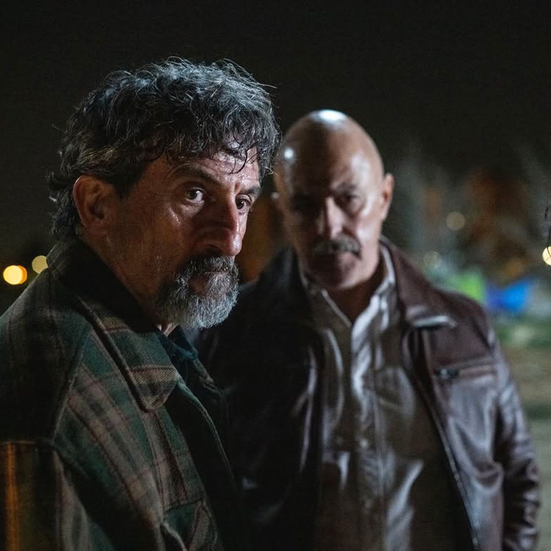 Luis Zahera, Roberto Álamo y otro de los actores del reparto de Leones en invierno, la película de Albert Pintó.
