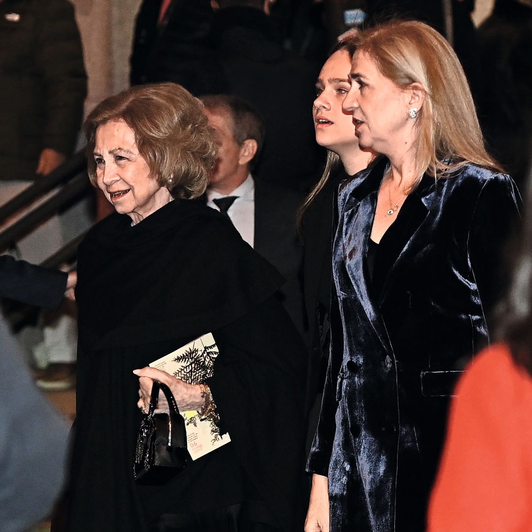 La reina Sofía en su reaparición con Irene Urdangarin y la infanta Cristina