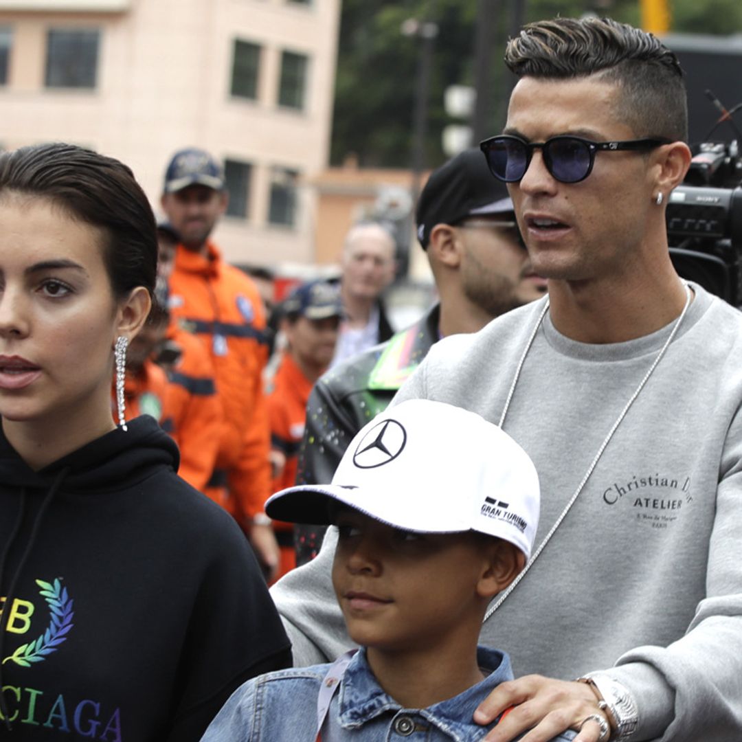 ¡A todo gas! Cristiano y Georgina, unos fanáticos de la velocidad en el circuito de Mónaco
