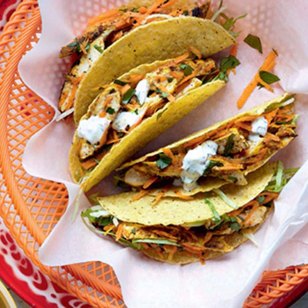 Tacos de pavo a la lima limón