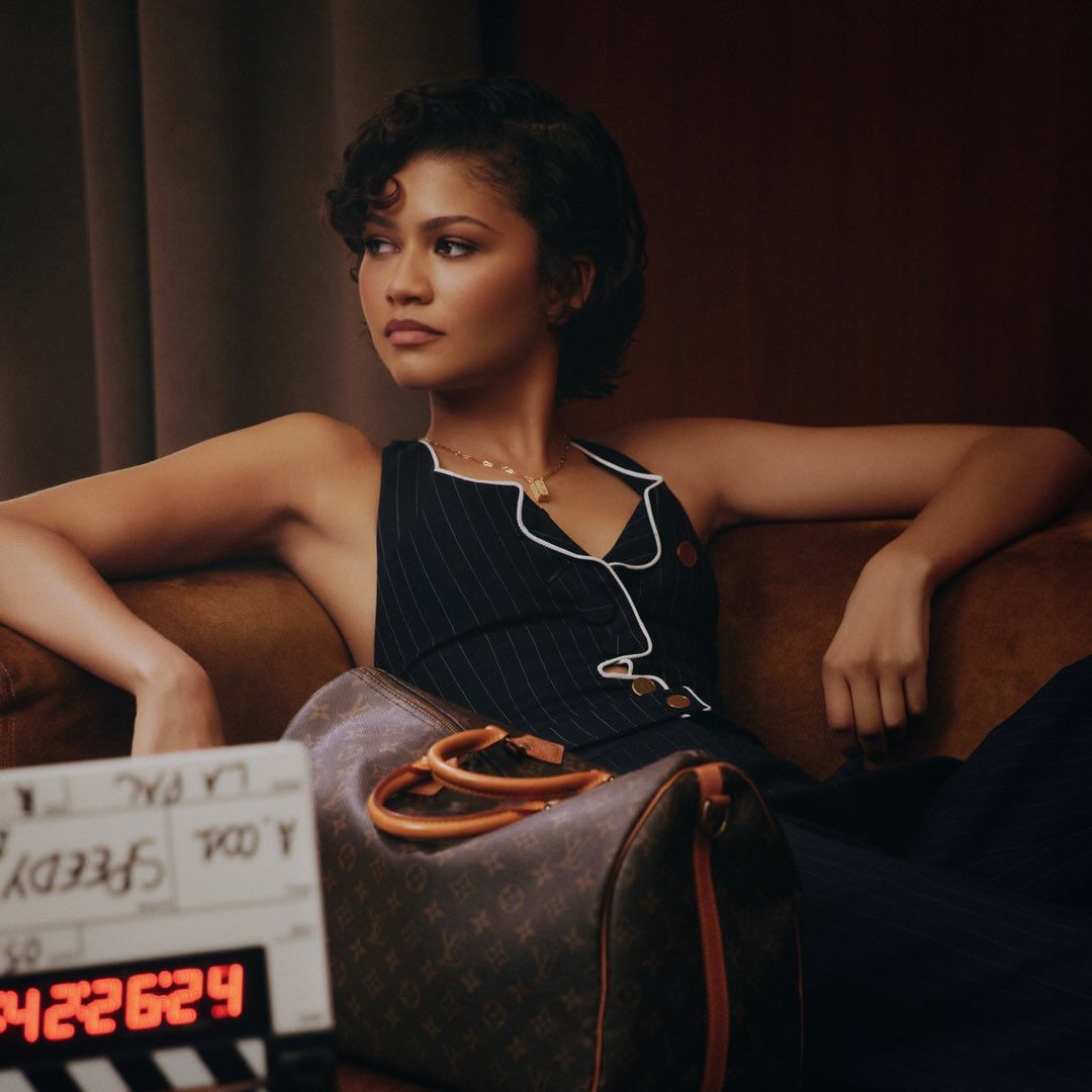 Zendaya en la nueva campaña de Louis Vuitton.