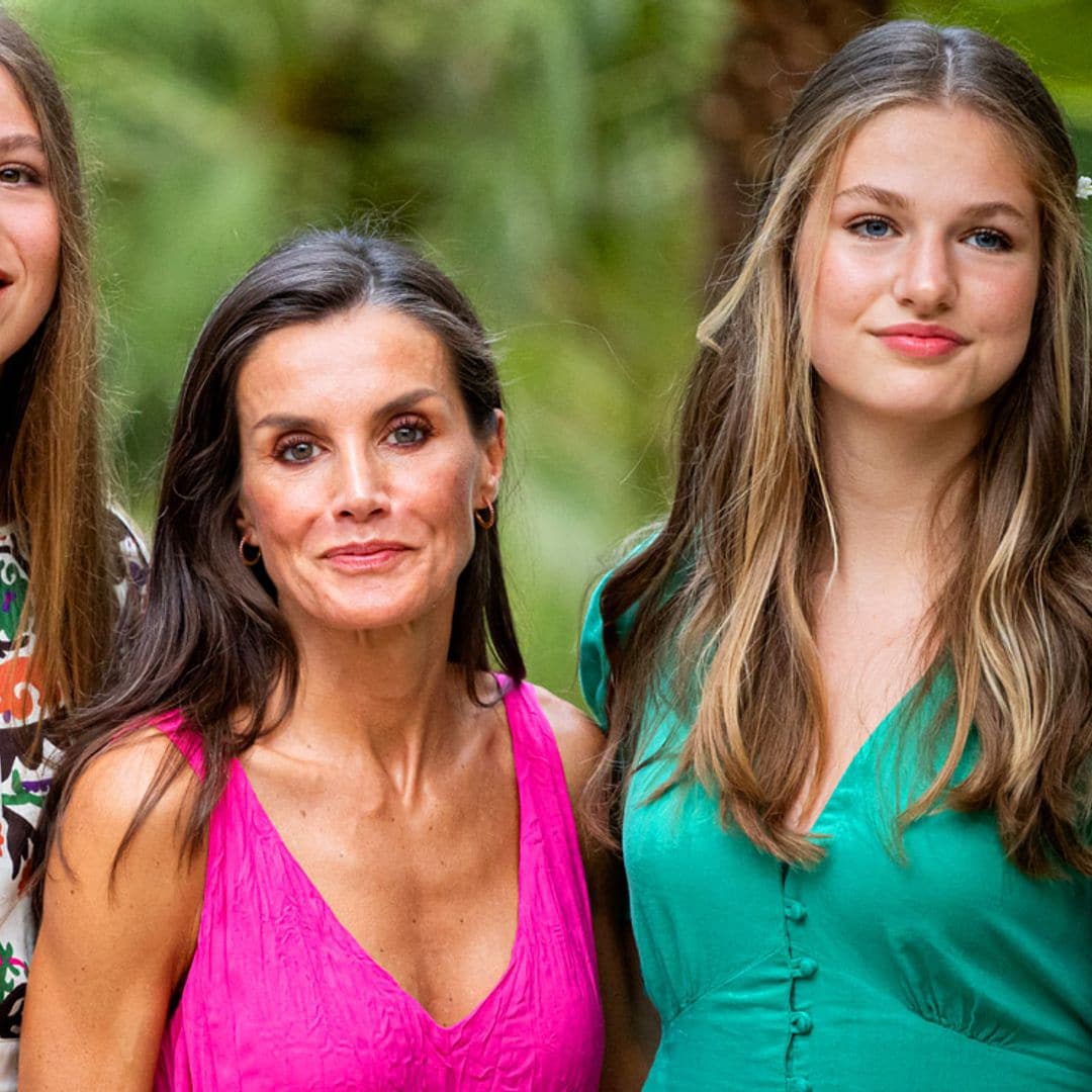 El 'juego' de colores al que la reina Letizia y sus hijas llevan años recurriendo