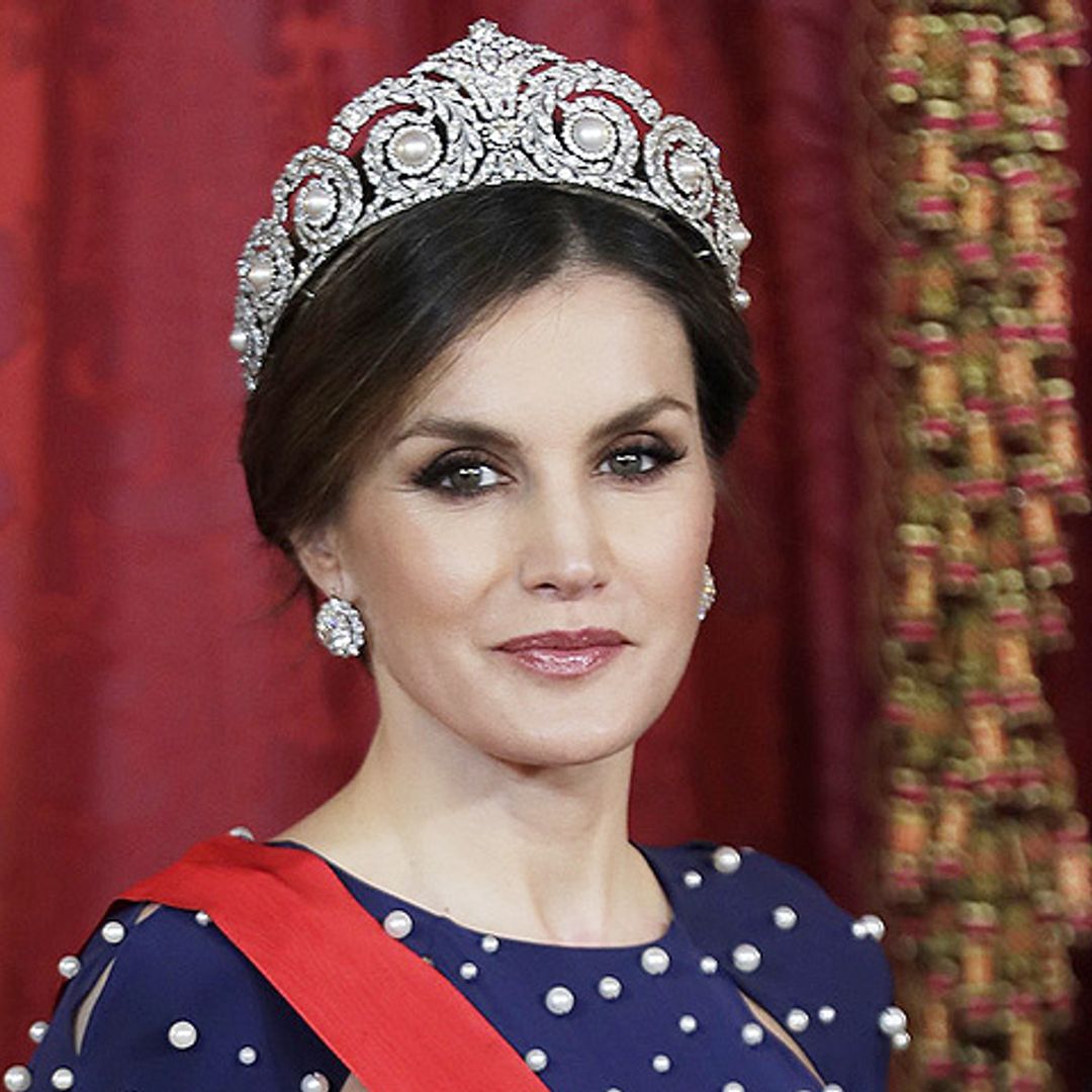 Doña Letizia luce por primera vez la tiara de Cartier de la reina Victoria Eugenia