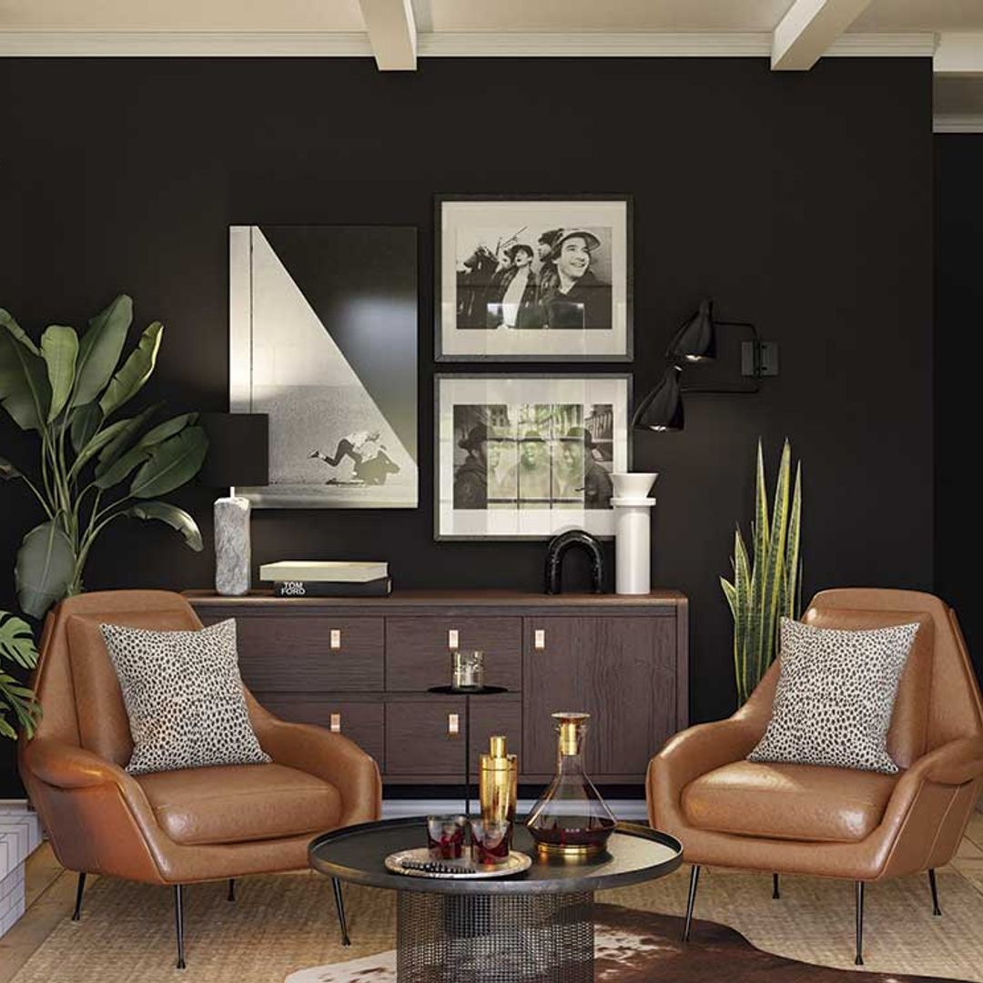 ideas de pared de acento de plantilla