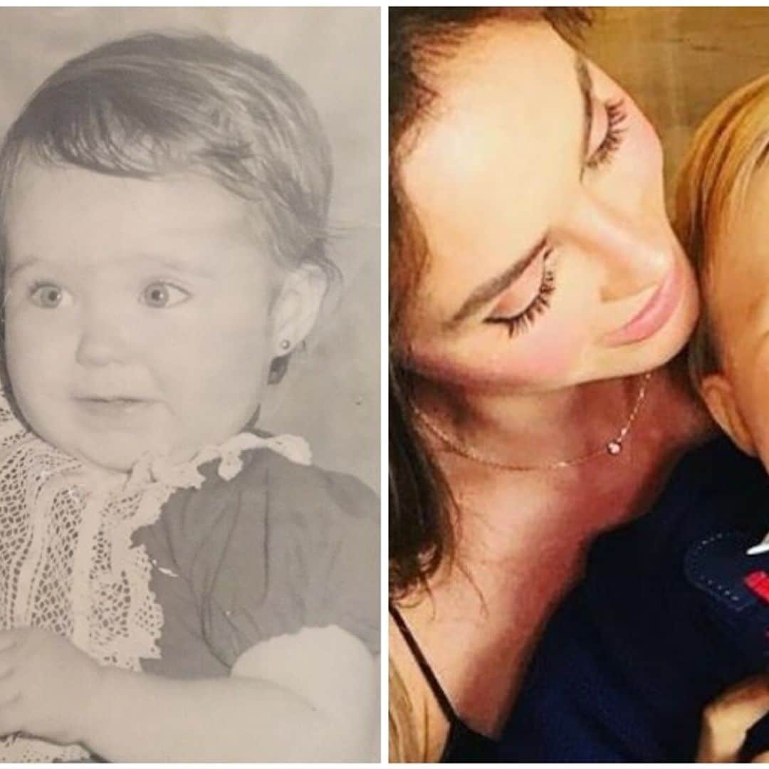 Las fotos que comprueban el increíble parecido entre Anahí y su hijo Manu