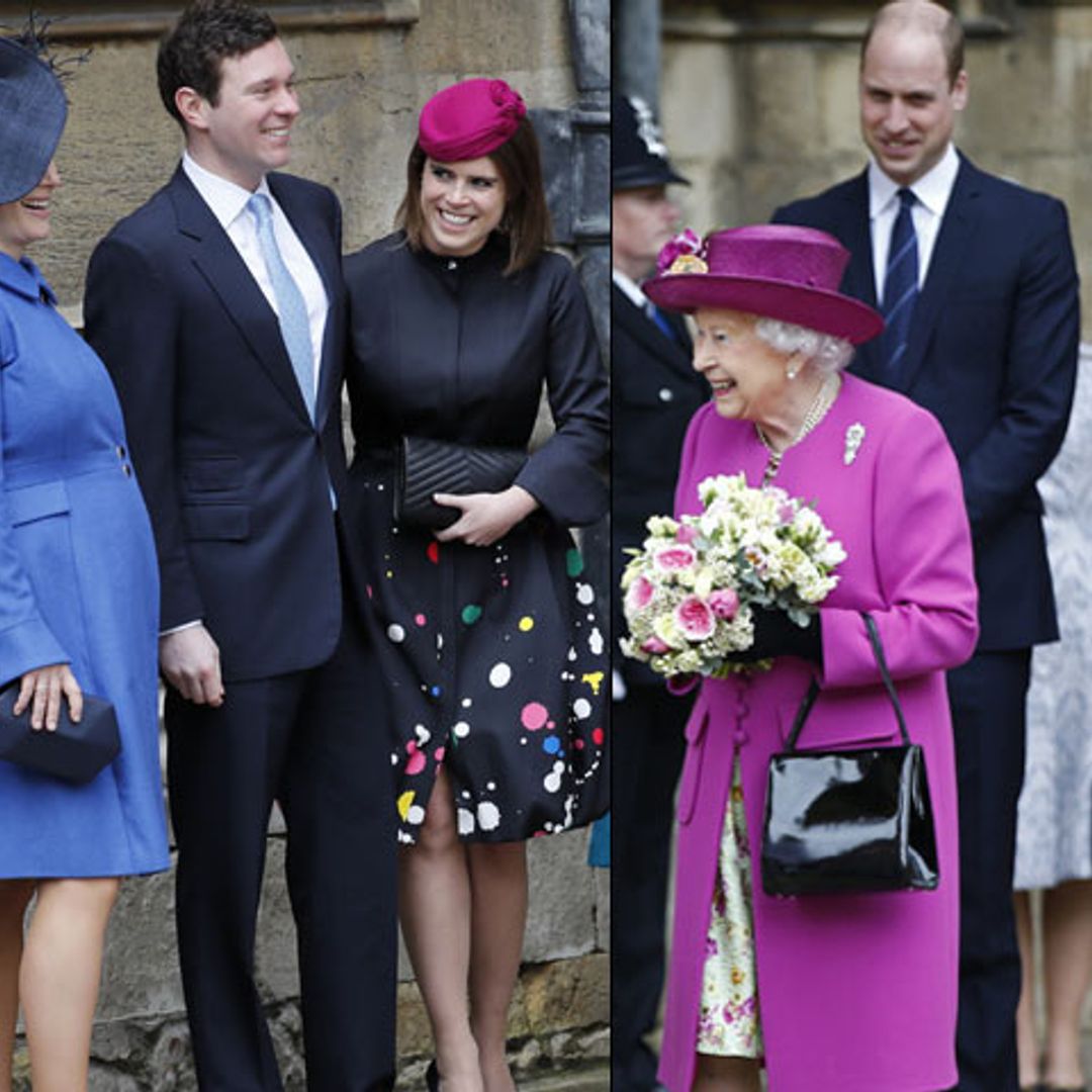 La capilla de St George, donde se casarán Harry de Inglaterra y Meghan Markle, reúne a la Familia Real británica en Semana Santa