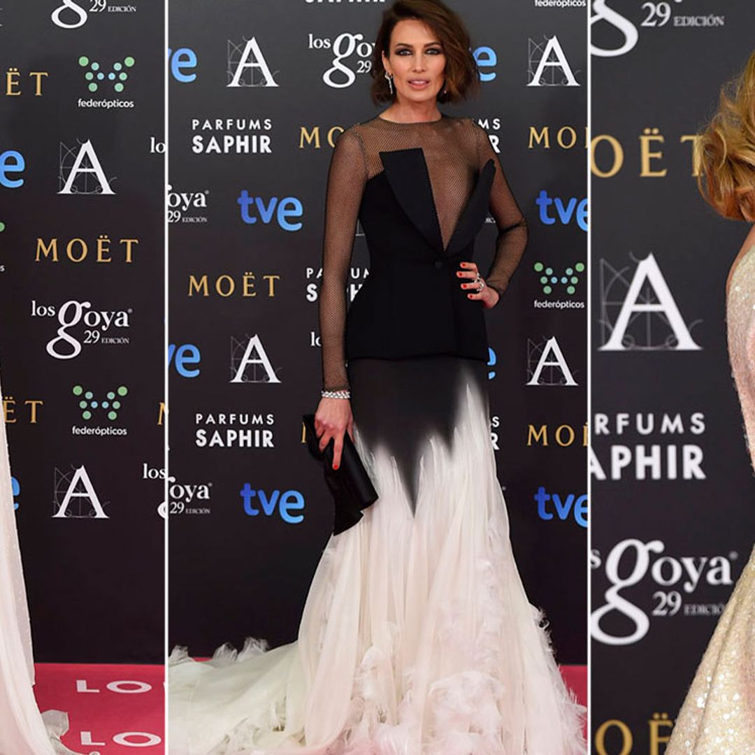 Flores, detalles 'punk', sensualidad... 'Zoom' de moda en los Goya 2015