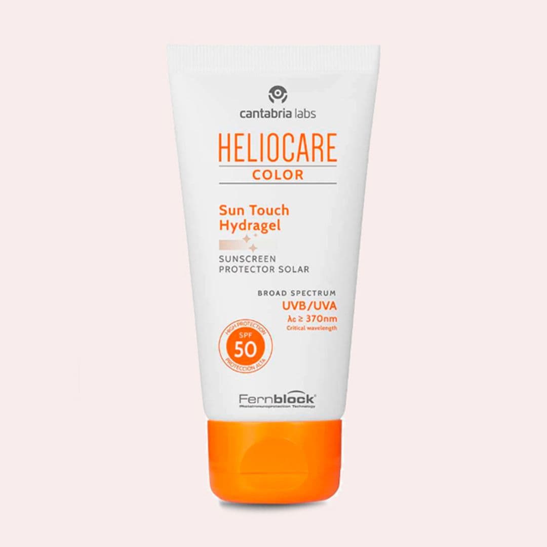 LA MEJOR CREMA SOLAR CON COLOR CONTRA LAS ROJECES: Heliocare Color Sun Touch Hydragel Protector Solar SPF50