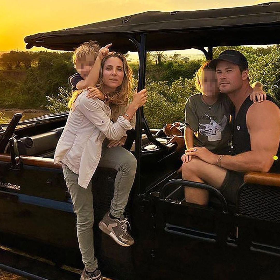 Cuando caminas por las calles de Madrid y te encuentras con Thor: las imágenes de Chris y Elsa en sus vacaciones más diferentes