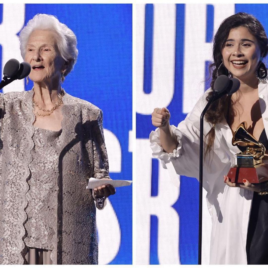 Lo más emotivo: Ángela Álvarez, de 95 años, y Silvana Estrada, ganan la categoría de Mejor Nuevo Artista