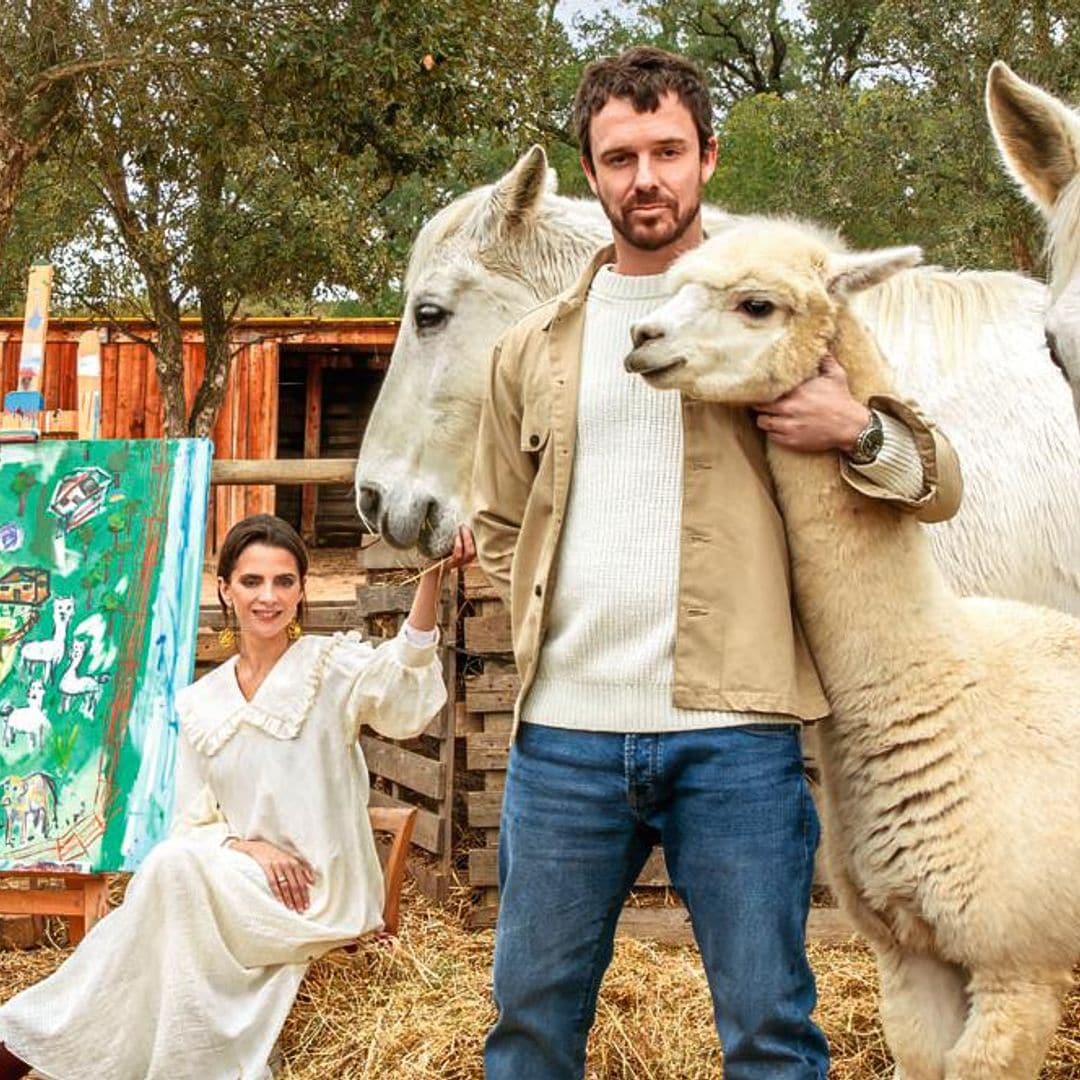 Macarena Gómez y Aldo Comas, una granja con mucho arte