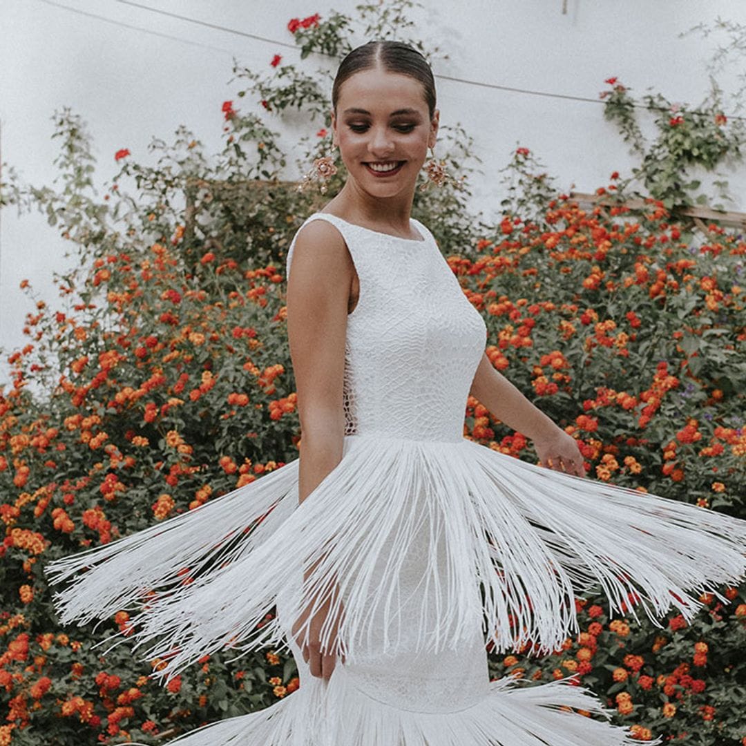 Vestidos con flecos y plumeti o cuando una novia se convierte en viral