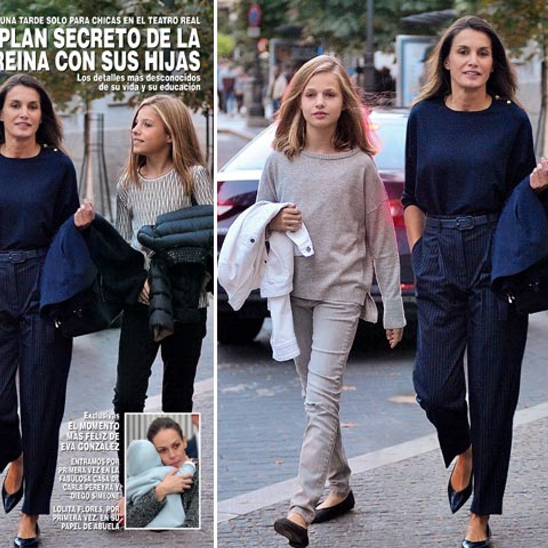 Exclusiva en ¡HOLA!, el plan secreto de la Reina con sus hijas
