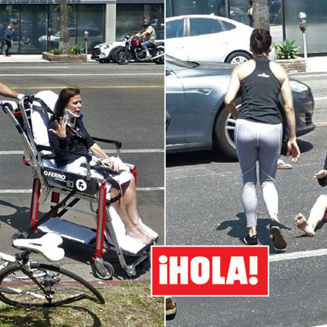 EXCLUSIVA: las imágenes del accidente de bicicleta que sufrió la actriz de 'The Affair', Maura Tierney