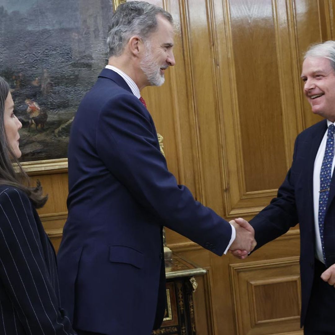 Los Reyes arrancan una semana trepidante con una reunión de la Fundación Princesa de Girona