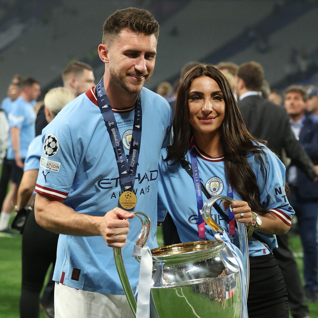 Aymeric Laporte y su novia, Sara Botello