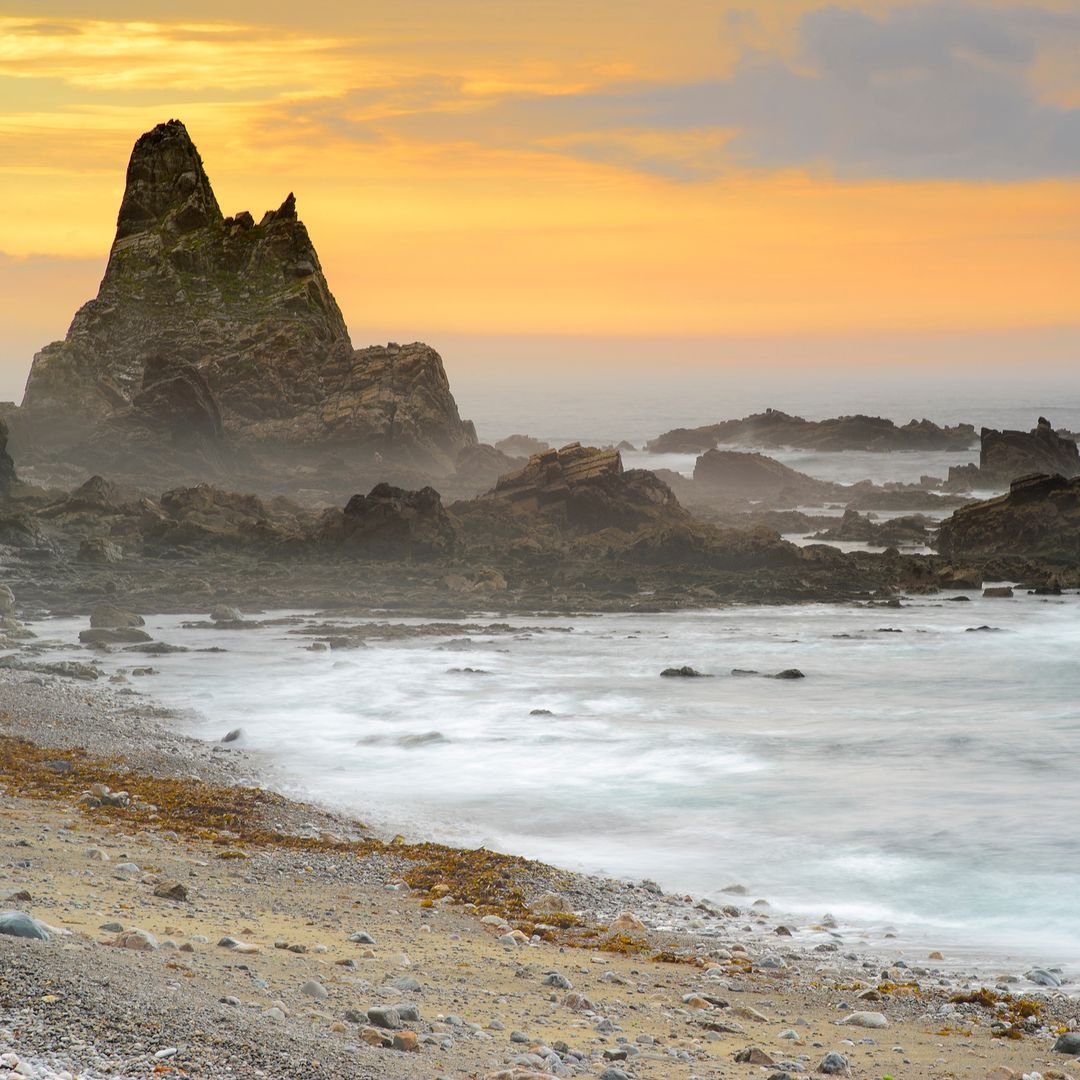 Playa de Campiechos, Asturias