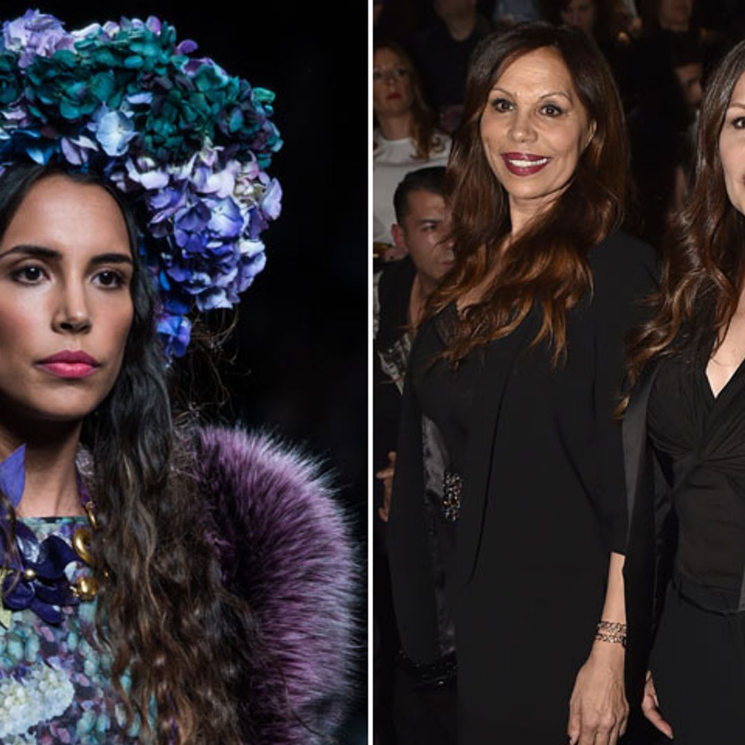 Carolina, hija de Encarna Salazar (Azúcar Moreno), debuta como modelo en la Fashion Week Madrid