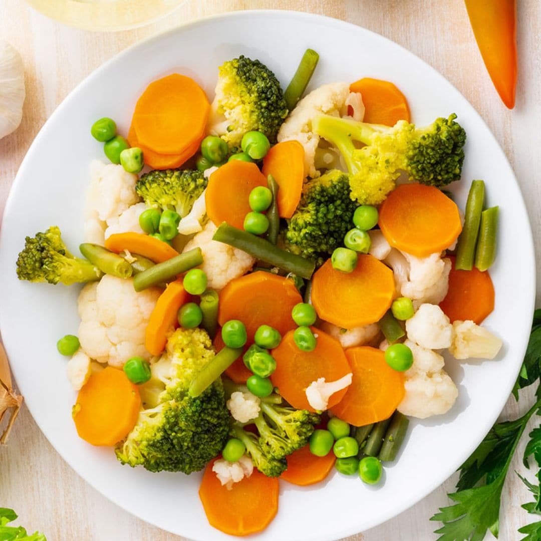 Verduras al vapor