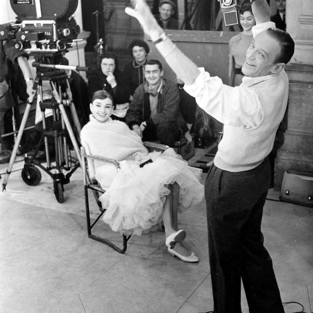 Una fotografía divertida que protagoniza Audrey junto a compañeros de profesión