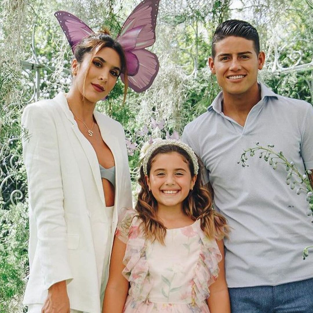 James Rodríguez y Daniela Ospina celebran juntos el cumpleaños de su hija, Salomé
