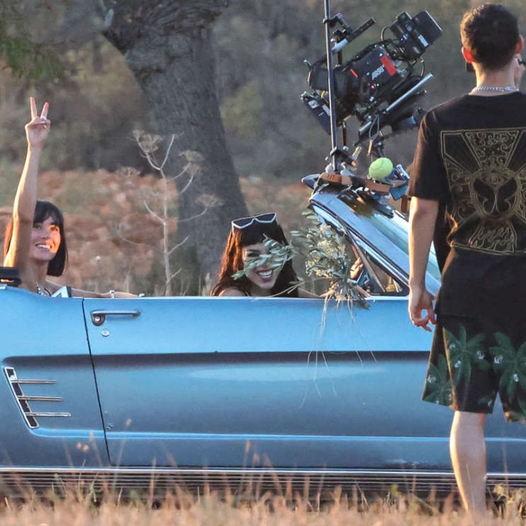 ¡Sorpresa! Las imágenes del videoclip que Aitana y Danna Paola han grabado juntas en Ibiza