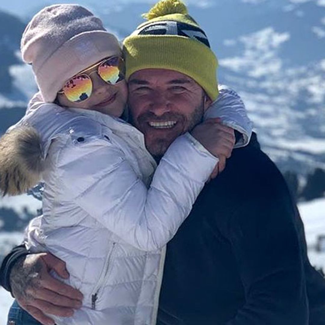 Los Beckham al completo disfrutan de un fin de semana de deporte y diversión en la nieve