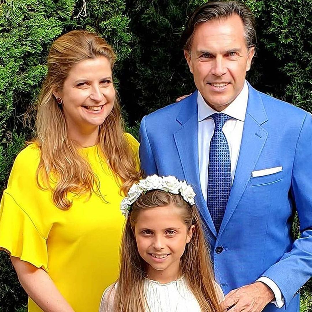 Isabelle de Orleans, ahijada de Felipe VI, celebra su primera comunión