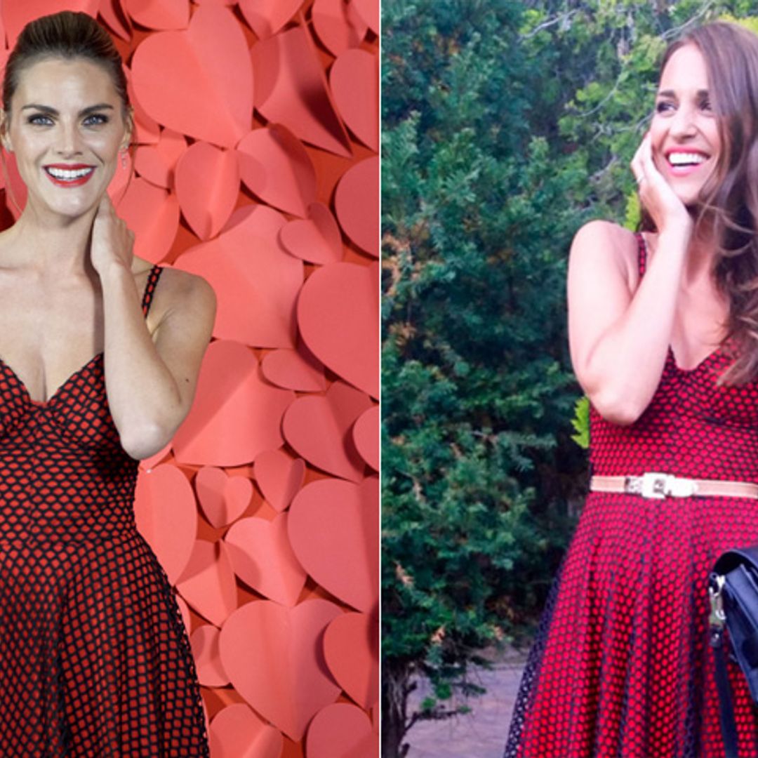 Amaia Salamanca versus Paula Echevarría, dos chicas 'Velvet' con el mismo vestido