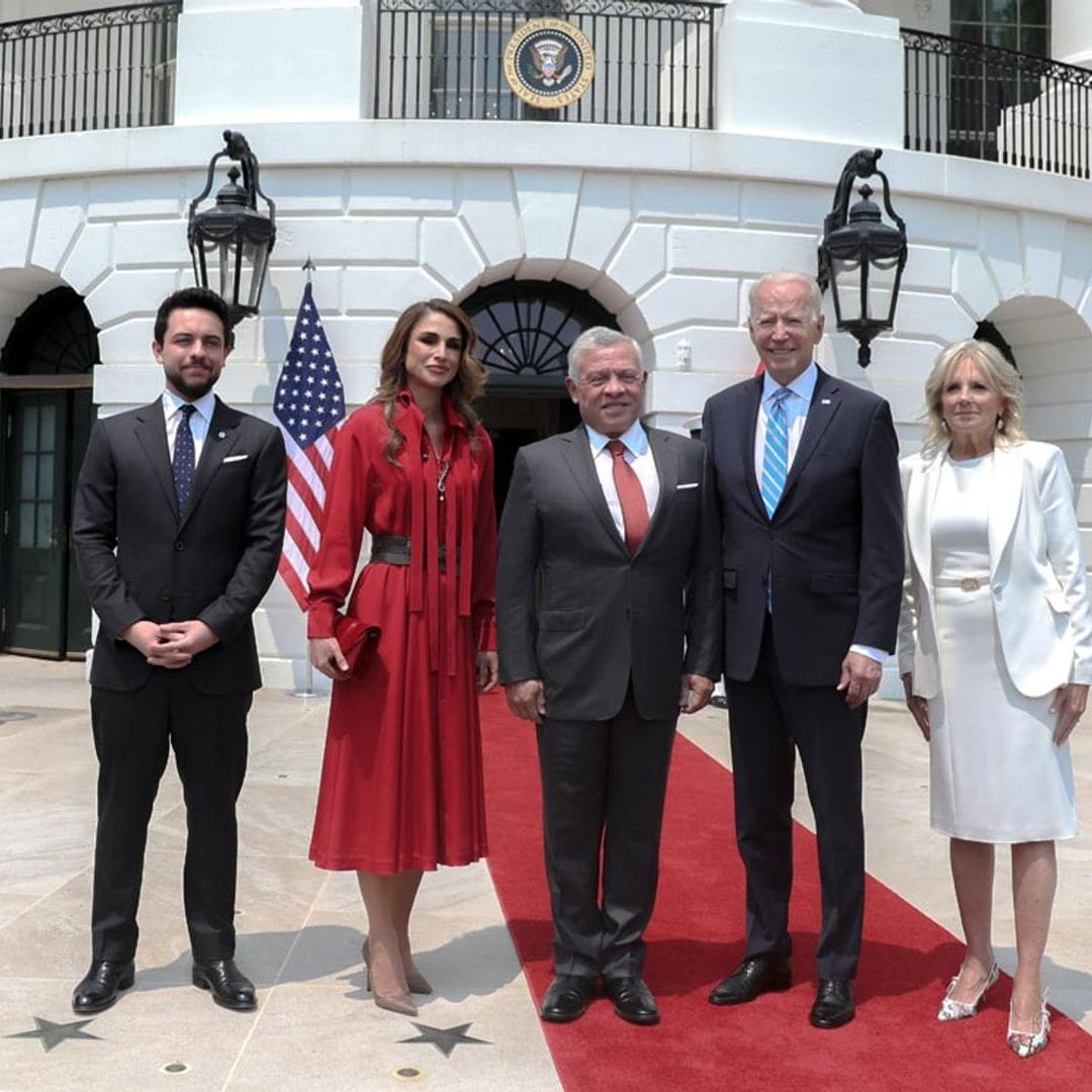 Rania de Jordania cuenta qué impresión le ha causado Jill Biden tras visitarla en Washington