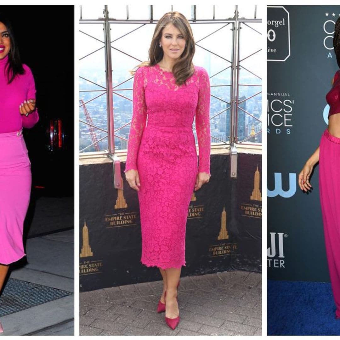 9 estrellas confirman que el fucsia es la nueva tendencia