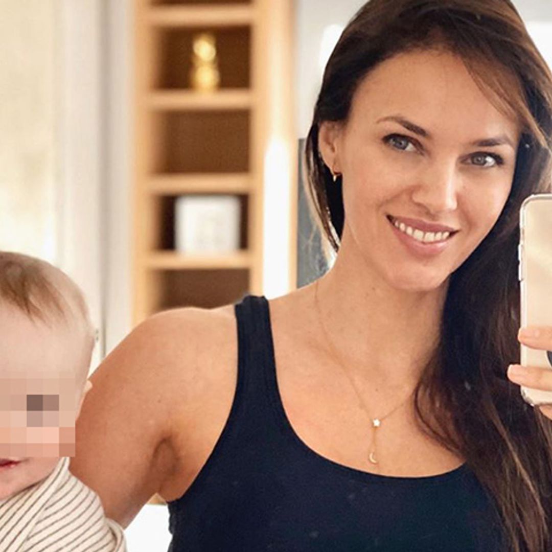 ¡Qué mayor está! Aura, la hija de Helen Lindes y Rudy Fernández, ya casi da sus primeros pasos