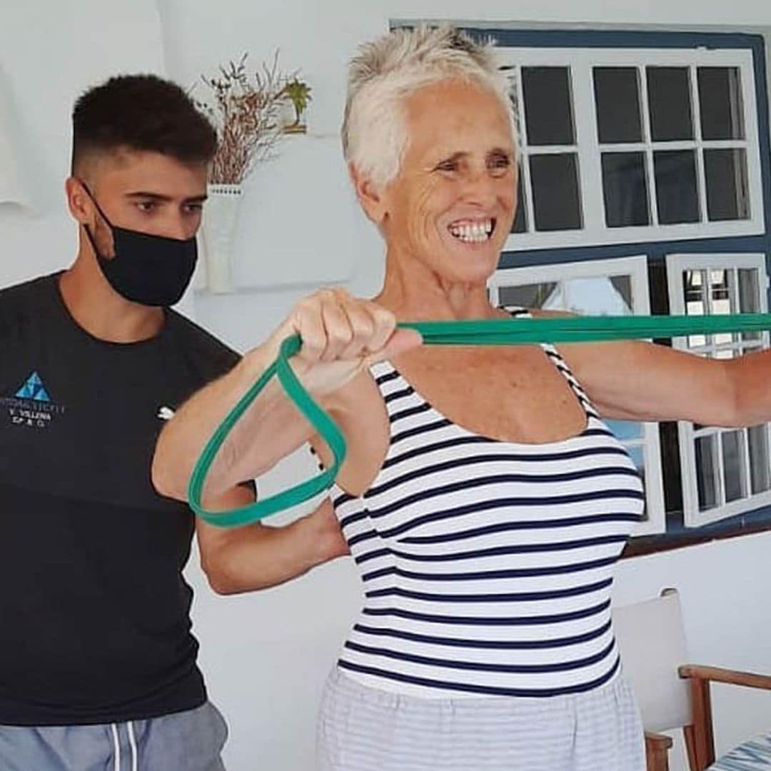 Así se pone en forma Mercedes Milá, ¡a sus 69 años!