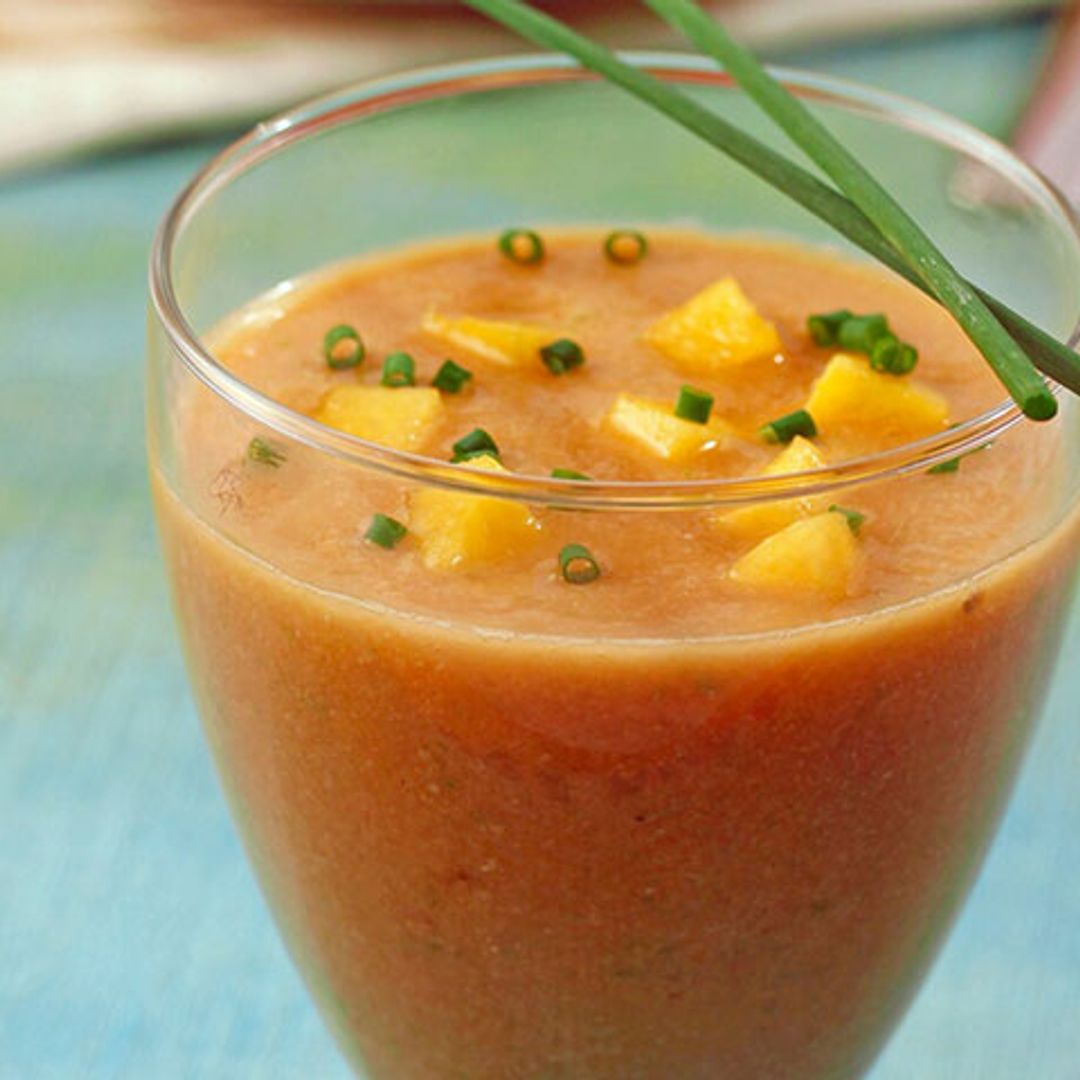 Gazpacho de melocotón
