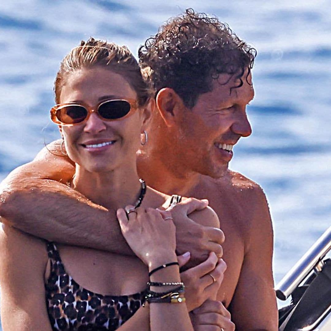 Carla Pereyra y Diego Simeone: sus vacaciones de ‘campeonato’ en alta mar