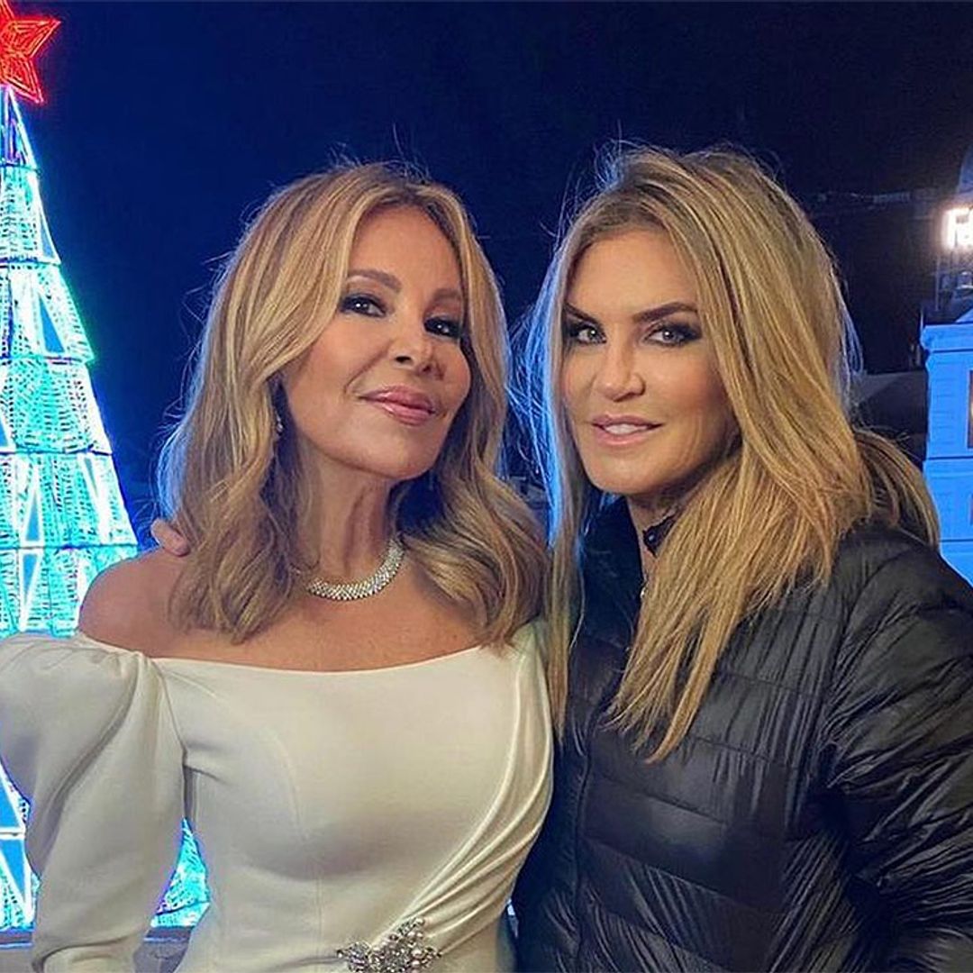 Los incondicionales apoyos de Ana Obregón en su gran noche en la Puerta del Sol