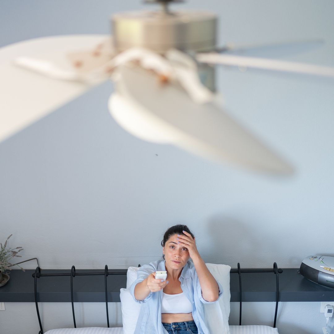 Llega la primera ola de calor: este ventilador de techo con aspas retráctiles es potente, bonito y está arrasando en Amazon