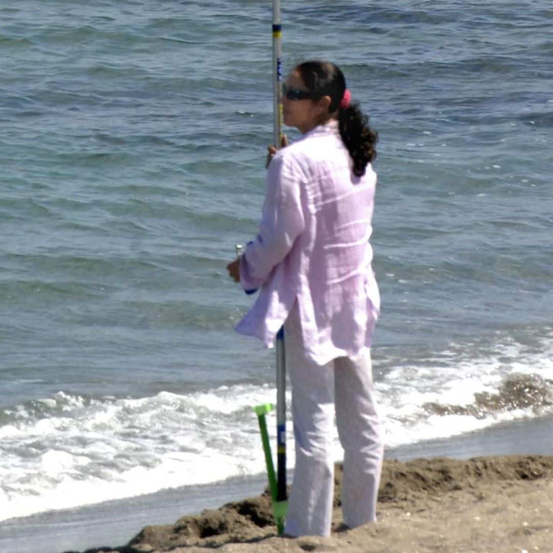 Isabel Pantoja es una experta pescadora ¡y tenemos la prueba!