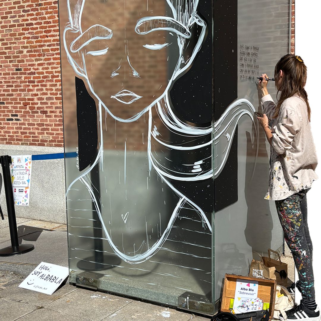 Pinta Malasaña 2024, arte urbano en Madrid.