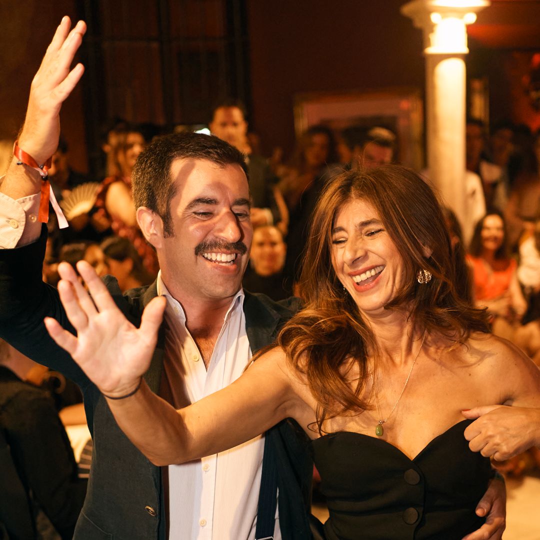 Rocío Peralta bailando durante la postfiesta
