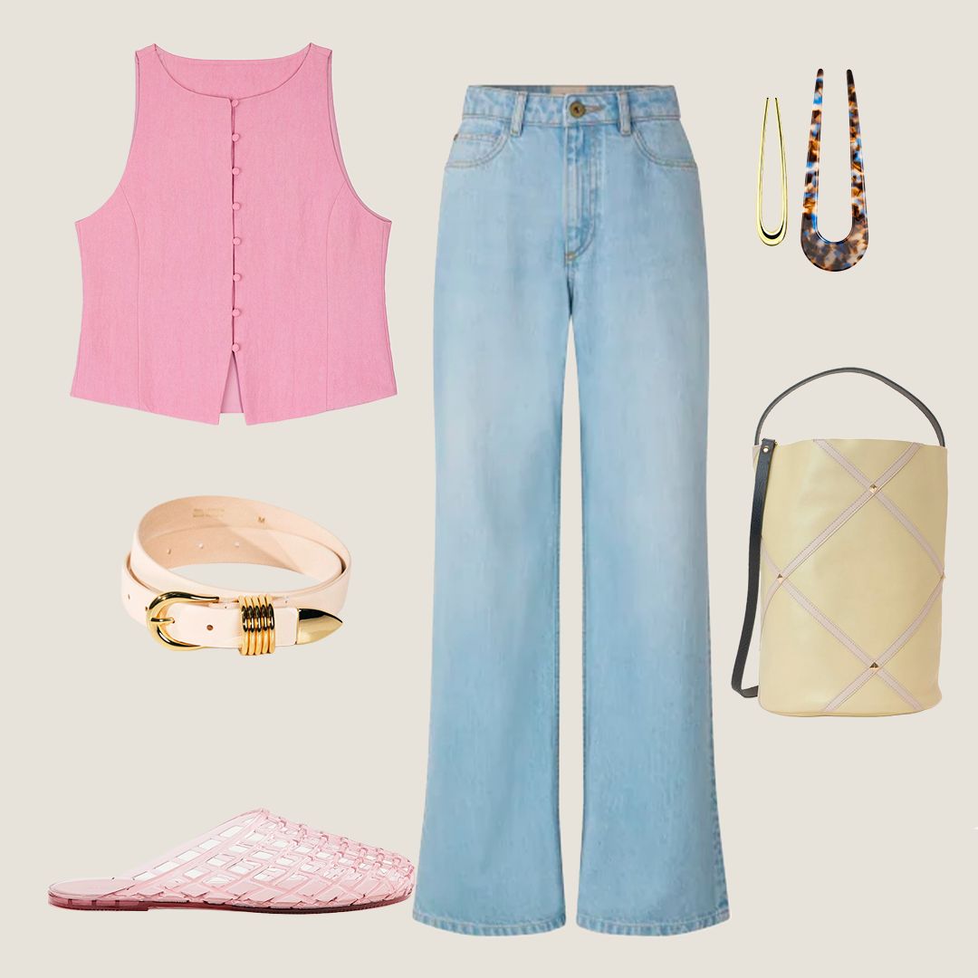 Bailarinas mesh: el look perfecto para llevar con vaqueros