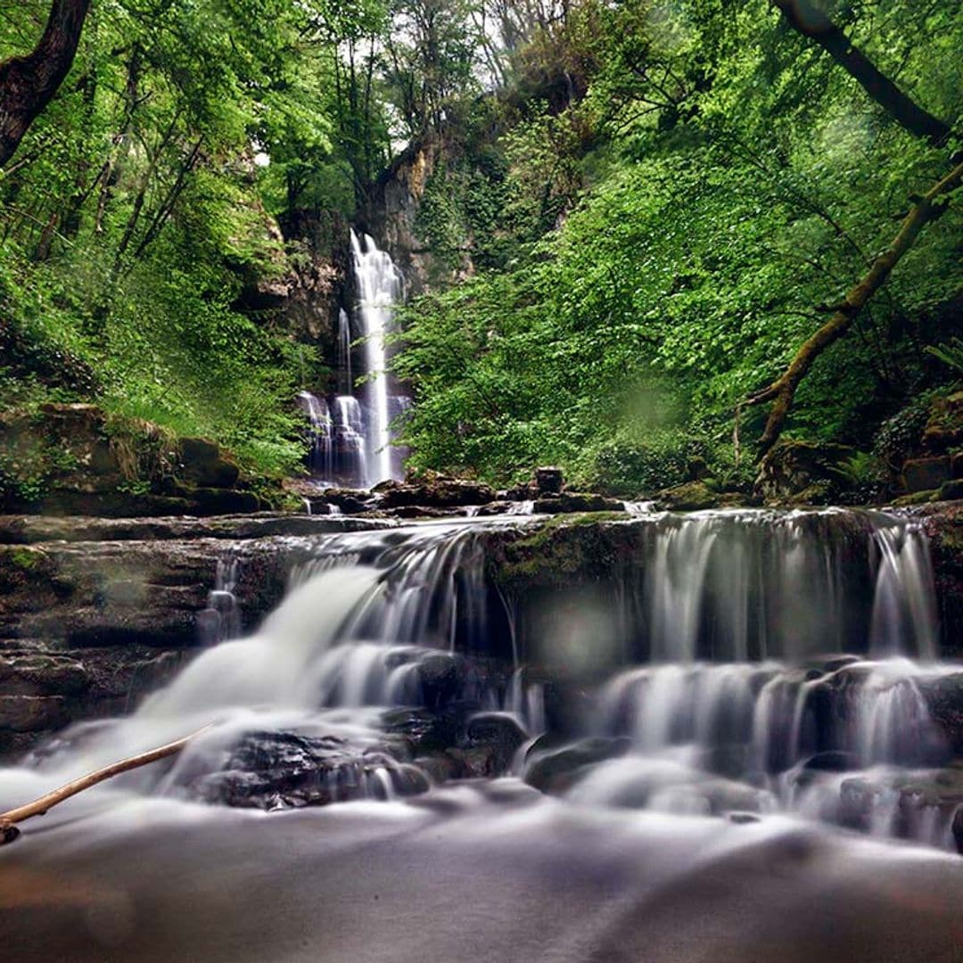 La cascada de Las Pisas, un espectáculo de agua en el norte de Burgos