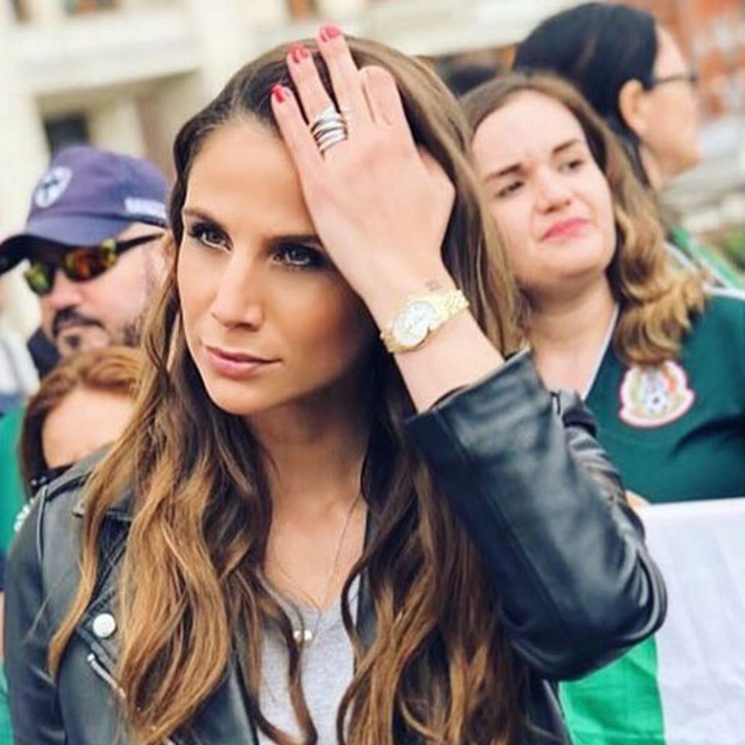 Lucía Villalón, otra periodista del Mundial que también fue WAG