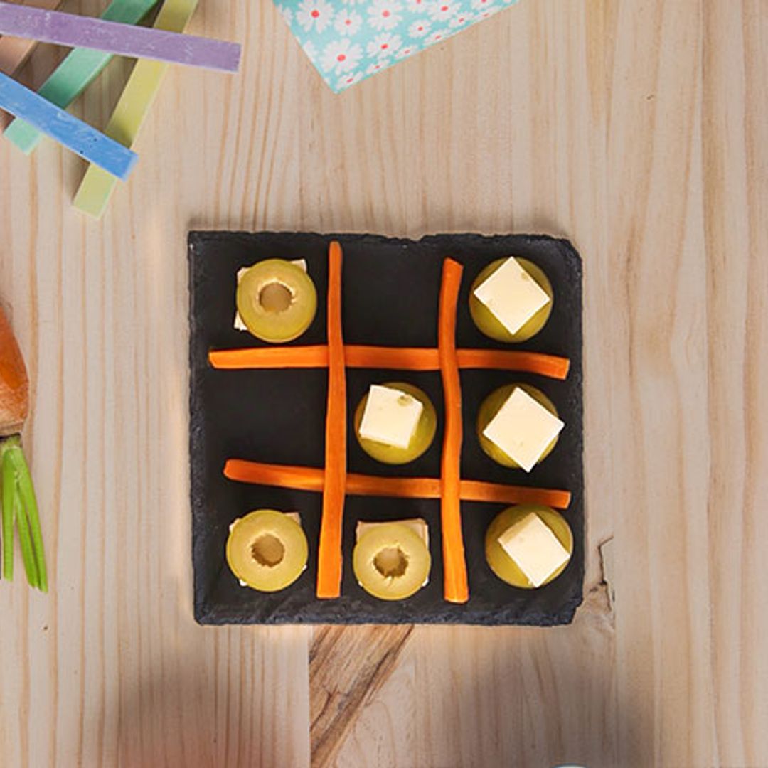 'Tres en raya' con aceituna gordal