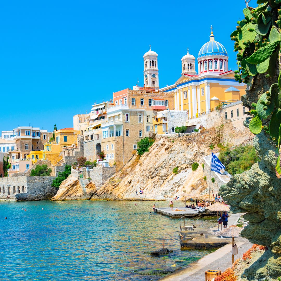 Ermoupoli, la capital de la isla griega de Syros
