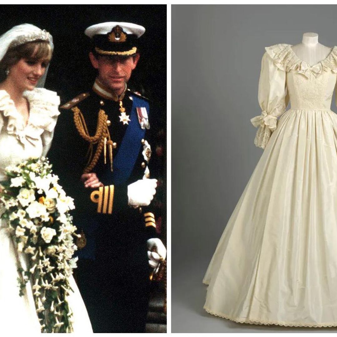 Ya puedes ver de cerca el icónico vestido de novia de la princesa Diana