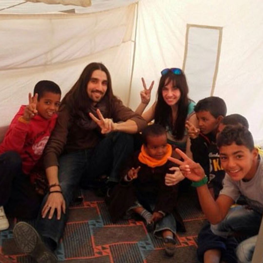La luna de miel de Beatriz Rico en un campamento de refugiados