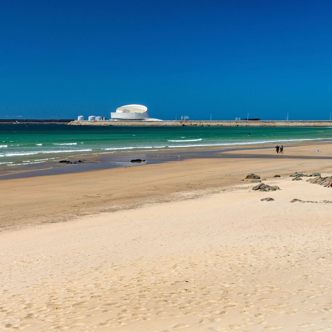 Playa de Matosinhos, una villa playera cerca de Oporto, Portugal