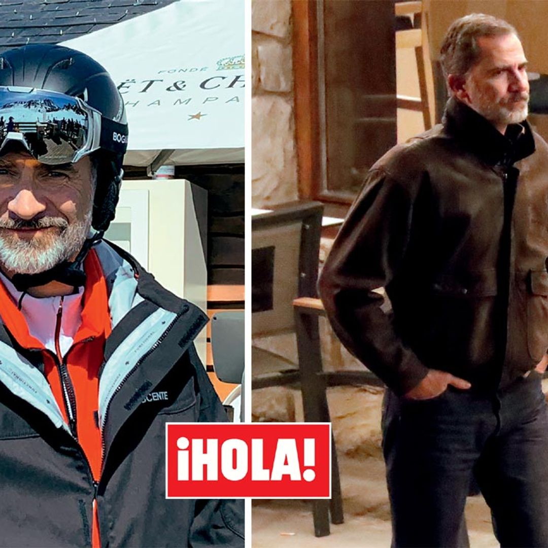 Imágenes exclusivas en ¡HOLA!, la escapada secreta del Rey a Baqueira con sus amigos