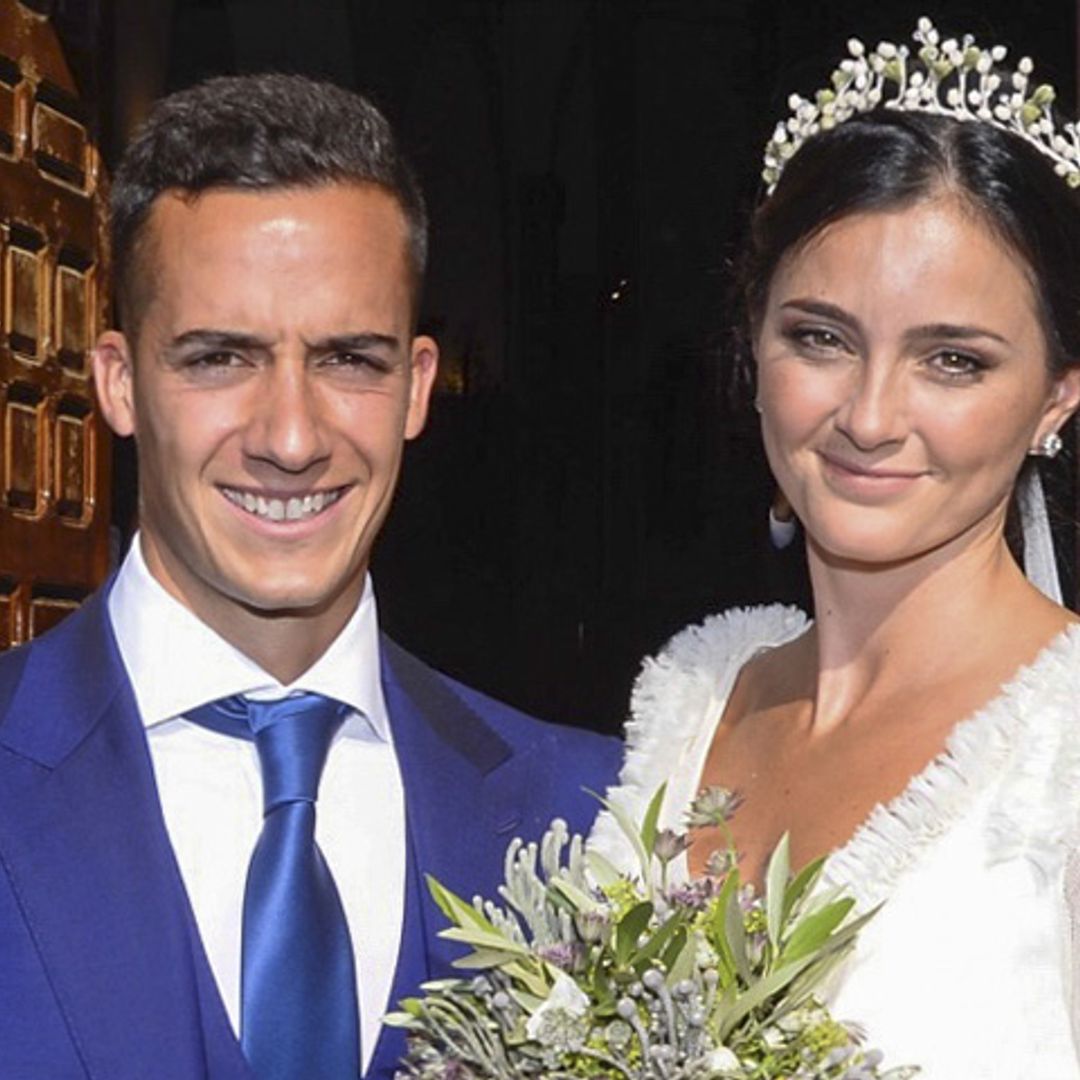 El futbolista Lucas Vázquez y su mujer: nuevo año... ¡y bebé en camino!